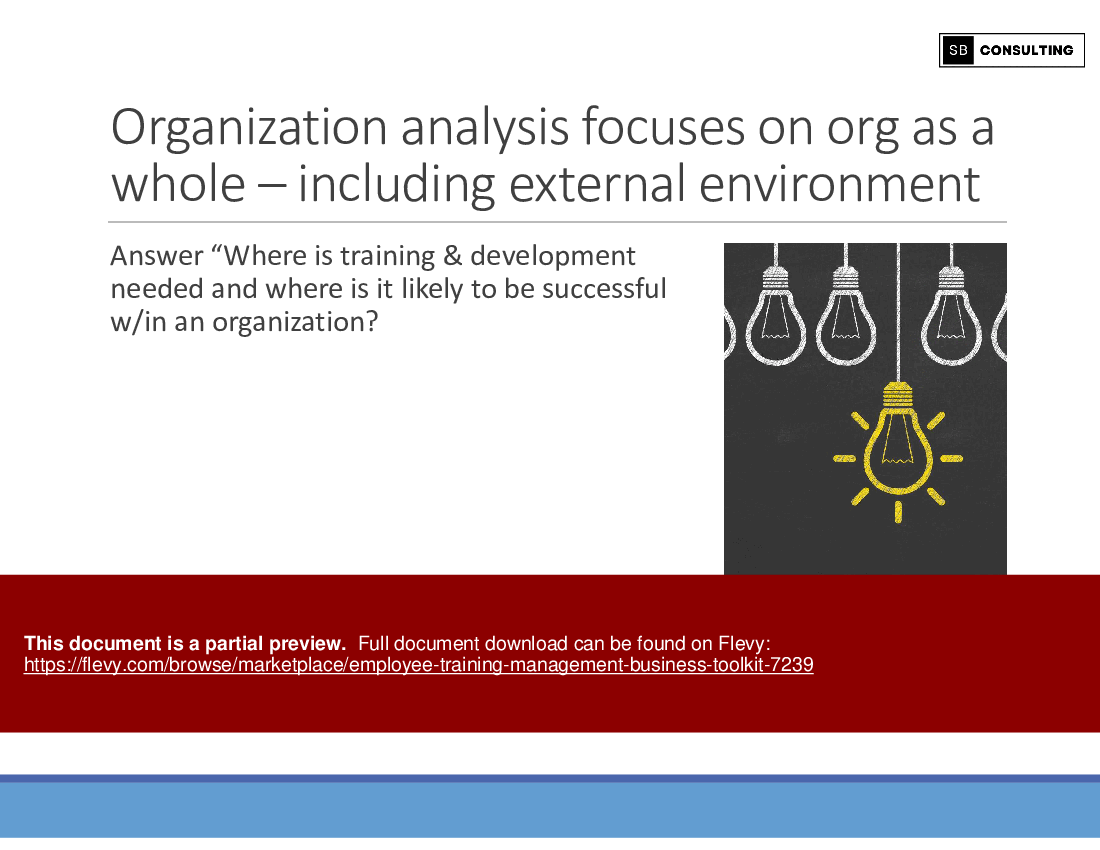 Employee Training Management Business Toolkit (237-slide PPT PowerPoint presentation (PPTX)) Preview Image
