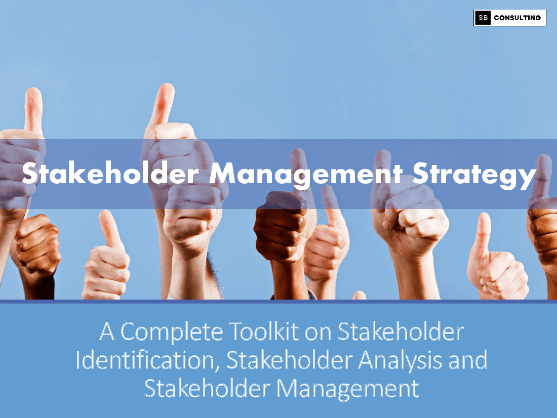Stakeholder Management Strategy (143-slide PPT PowerPoint presentation (PPTX)) Preview Image