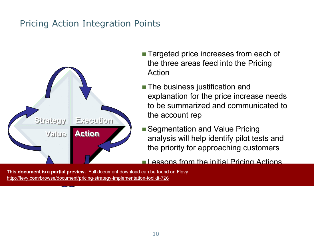 This is a partial preview of Pricing Strategy Implementation Toolkit (63-slide PowerPoint presentation (PPT)). Full document is 63 slides. 