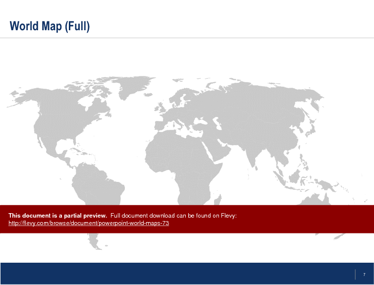 This is a partial preview of PowerPoint World Maps (9-slide PowerPoint presentation (PPT)). Full document is 9 slides. 