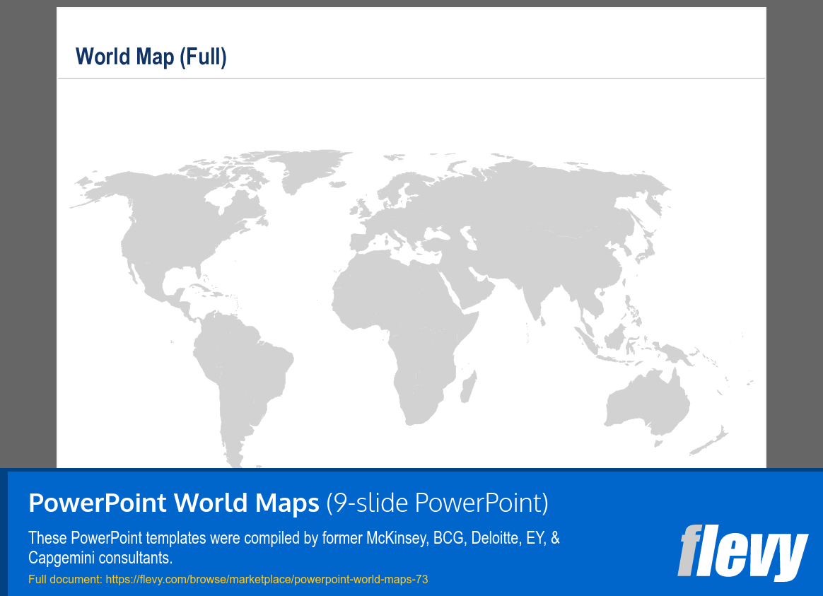 PowerPoint World Maps (9-slide PPT PowerPoint presentation slide deck (PPT)) Preview Image