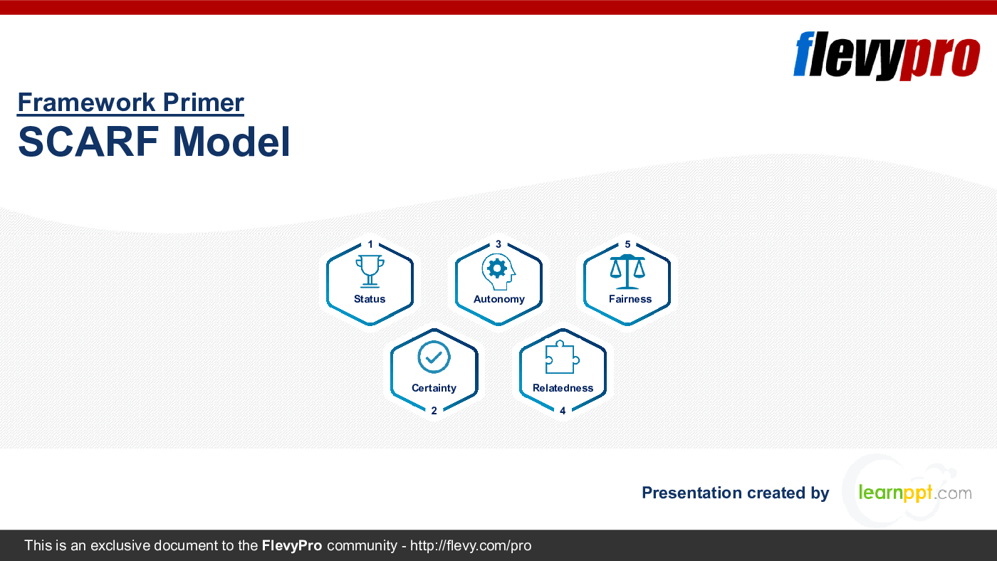 SCARF Model (29-slide PowerPoint presentation (PPTX)) Preview Image