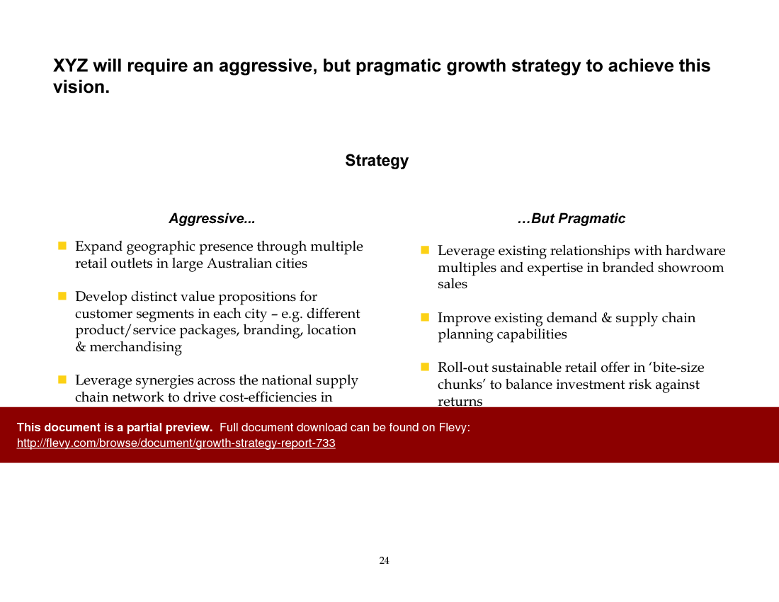 Growth Strategy Report (50-slide PPT PowerPoint presentation (PPT)) Preview Image