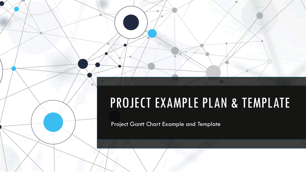 Project Plan Actual Example Gantt Chart and Template