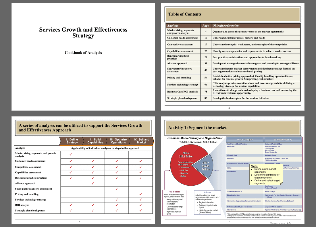 Services Growth & Effectiveness Strategy