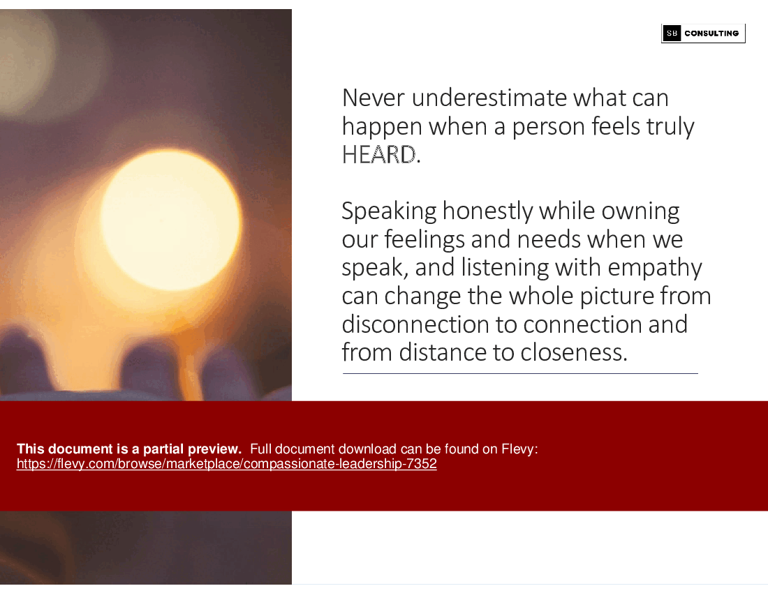 Compassionate Leadership (126-slide PPT PowerPoint presentation (PPTX)) Preview Image