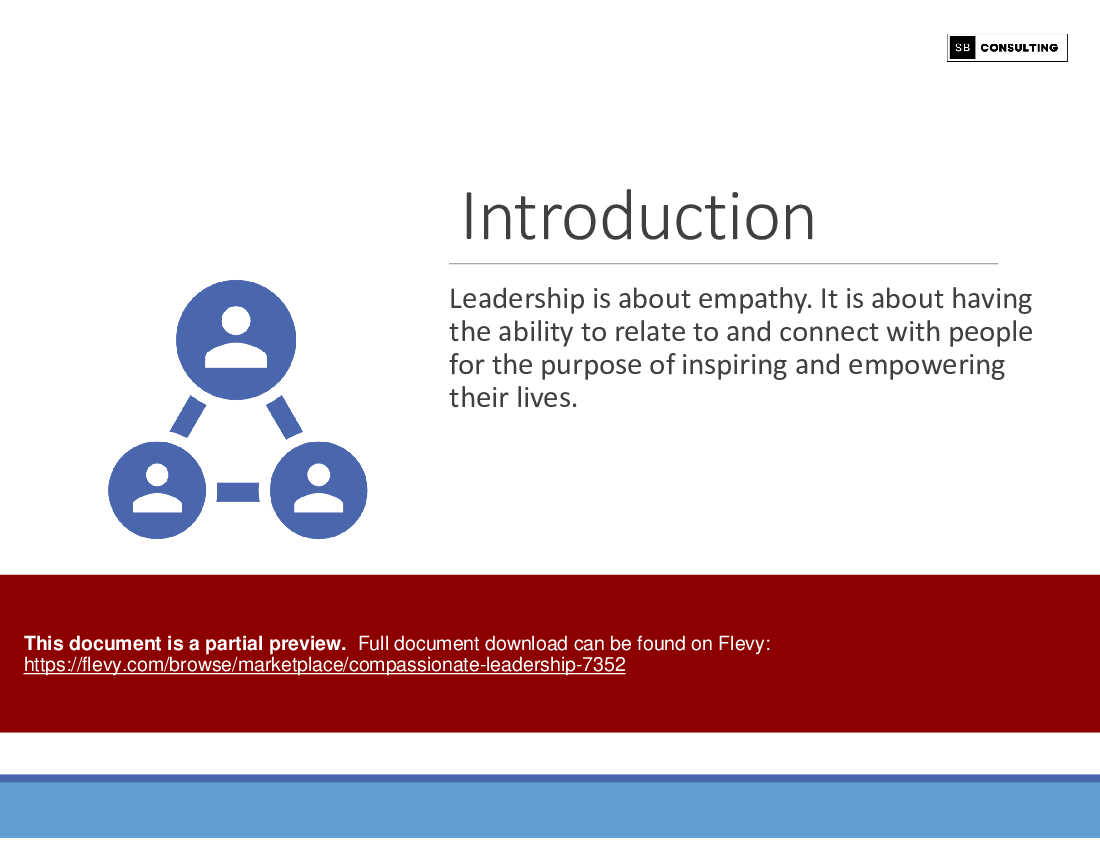 Compassionate Leadership (126-slide PPT PowerPoint presentation (PPTX)) Preview Image