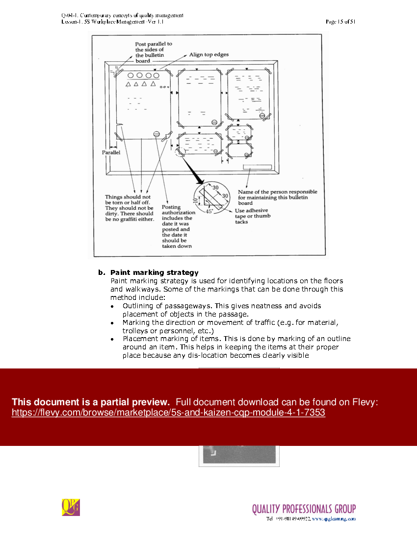 5S & Kaizen (CQP Module 4-1) (52-page PDF document) Preview Image
