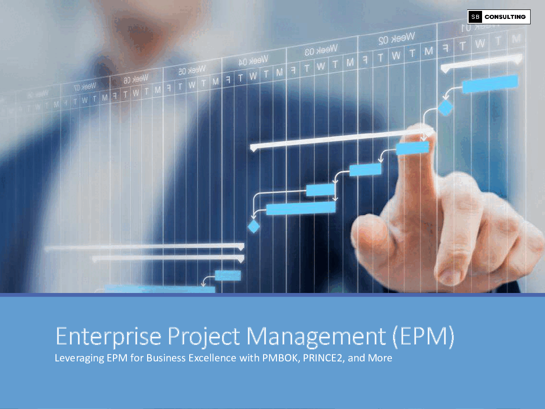 Enterprise Project Management (EPM) Toolkit (145-slide PPT PowerPoint presentation (PPTX)) Preview Image
