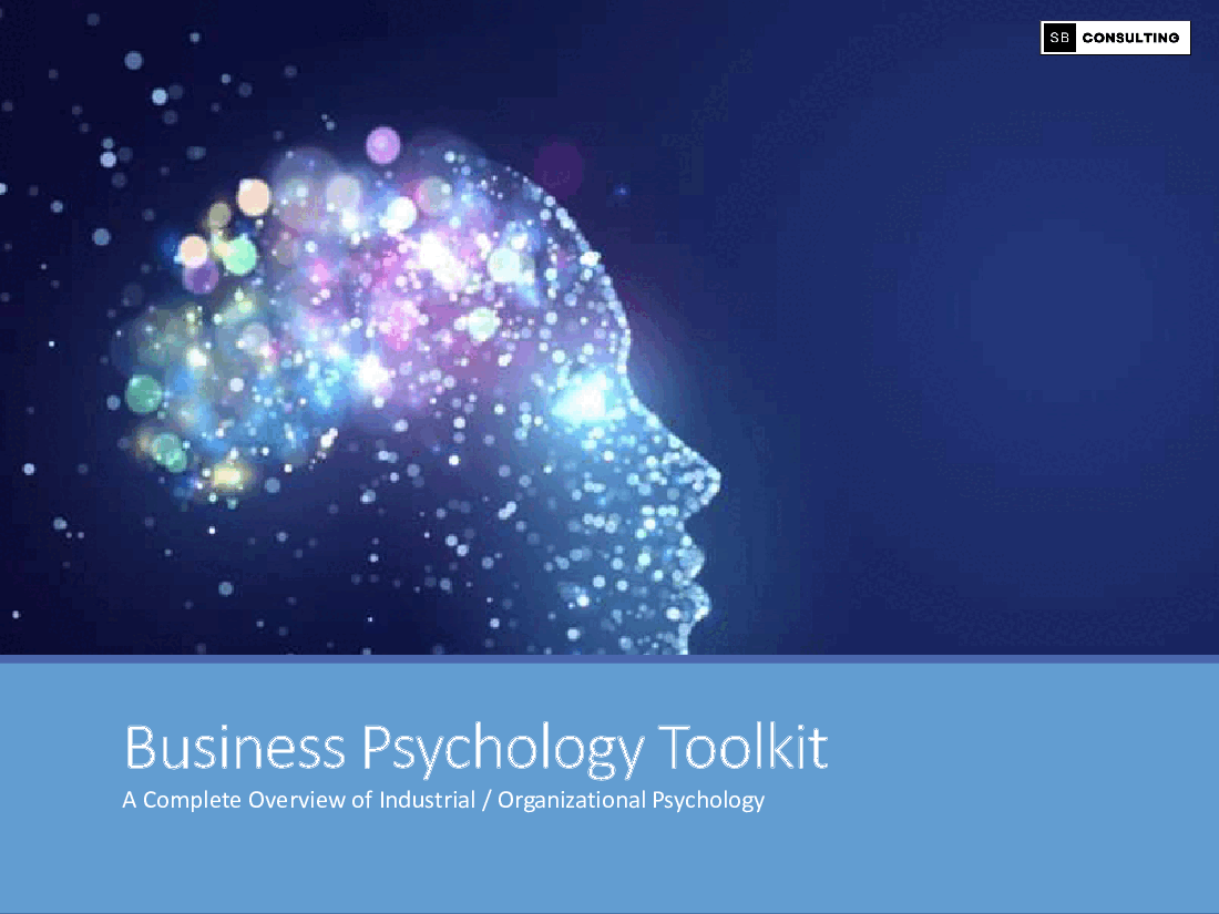 Business Psychology Toolkit (239-slide PPT PowerPoint presentation (PPTX)) Preview Image