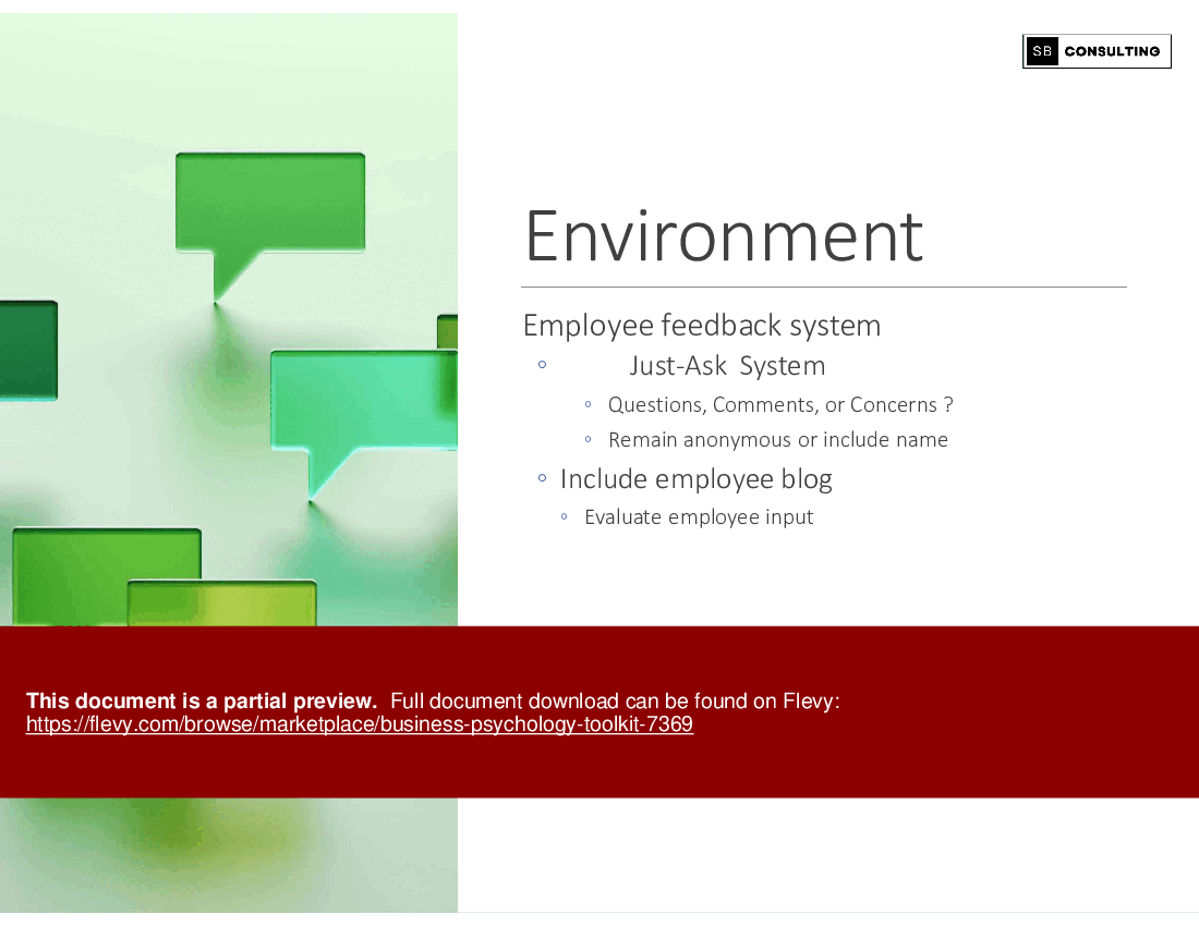 Business Psychology Toolkit (239-slide PPT PowerPoint presentation (PPTX)) Preview Image