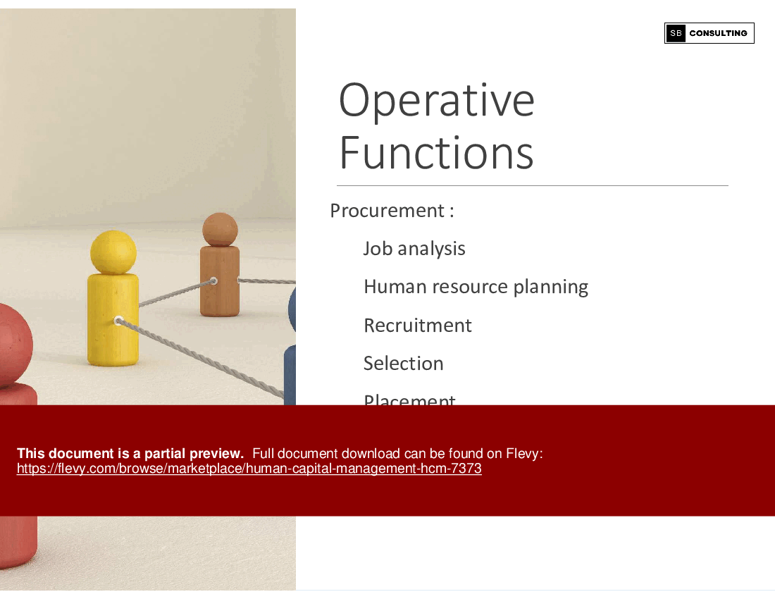 Human Capital Management (HCM) (161-slide PPT PowerPoint presentation (PPTX)) Preview Image