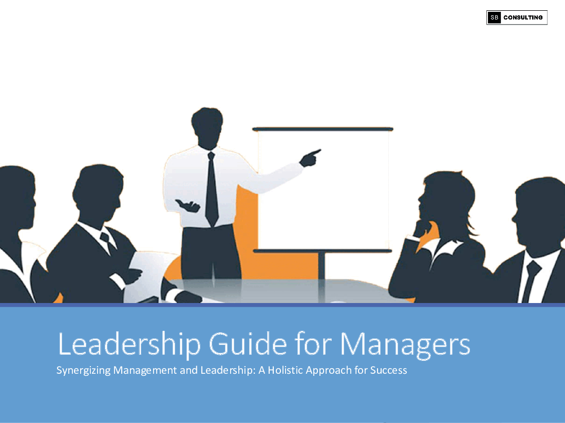 Leadership Guide for Managers (221-slide PPT PowerPoint presentation (PPTX)) Preview Image