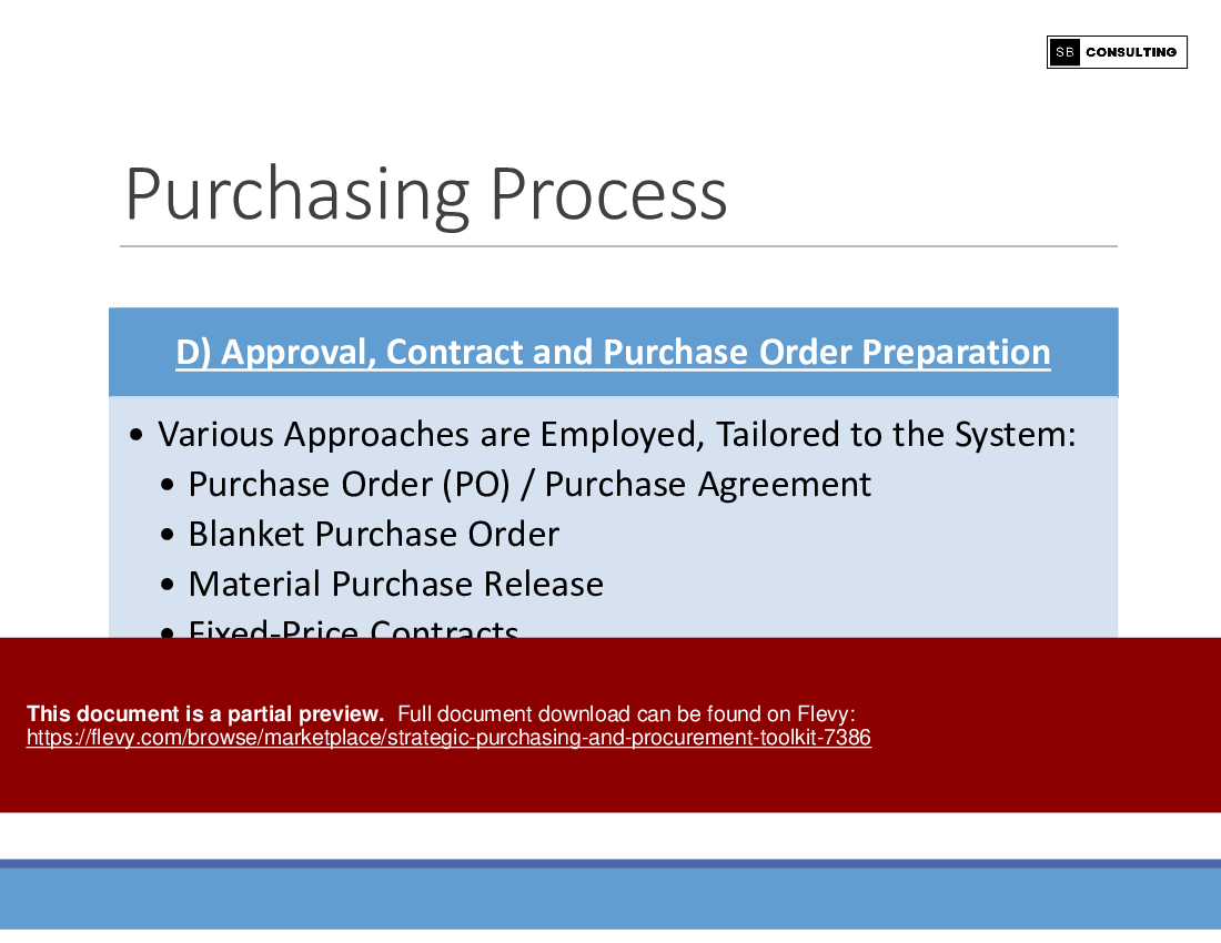 Strategic Purchasing and Procurement Toolkit (222-slide PowerPoint presentation (PPTX)) Preview Image