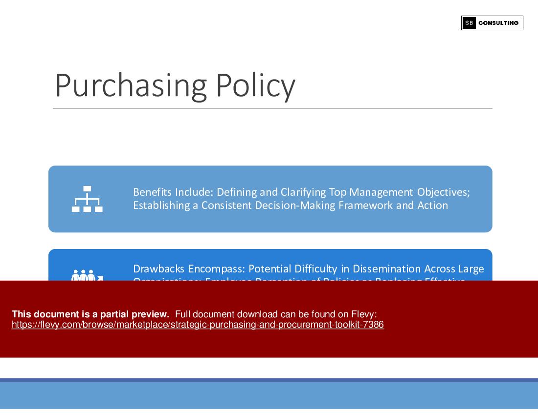 Strategic Purchasing and Procurement Toolkit (222-slide PowerPoint presentation (PPTX)) Preview Image