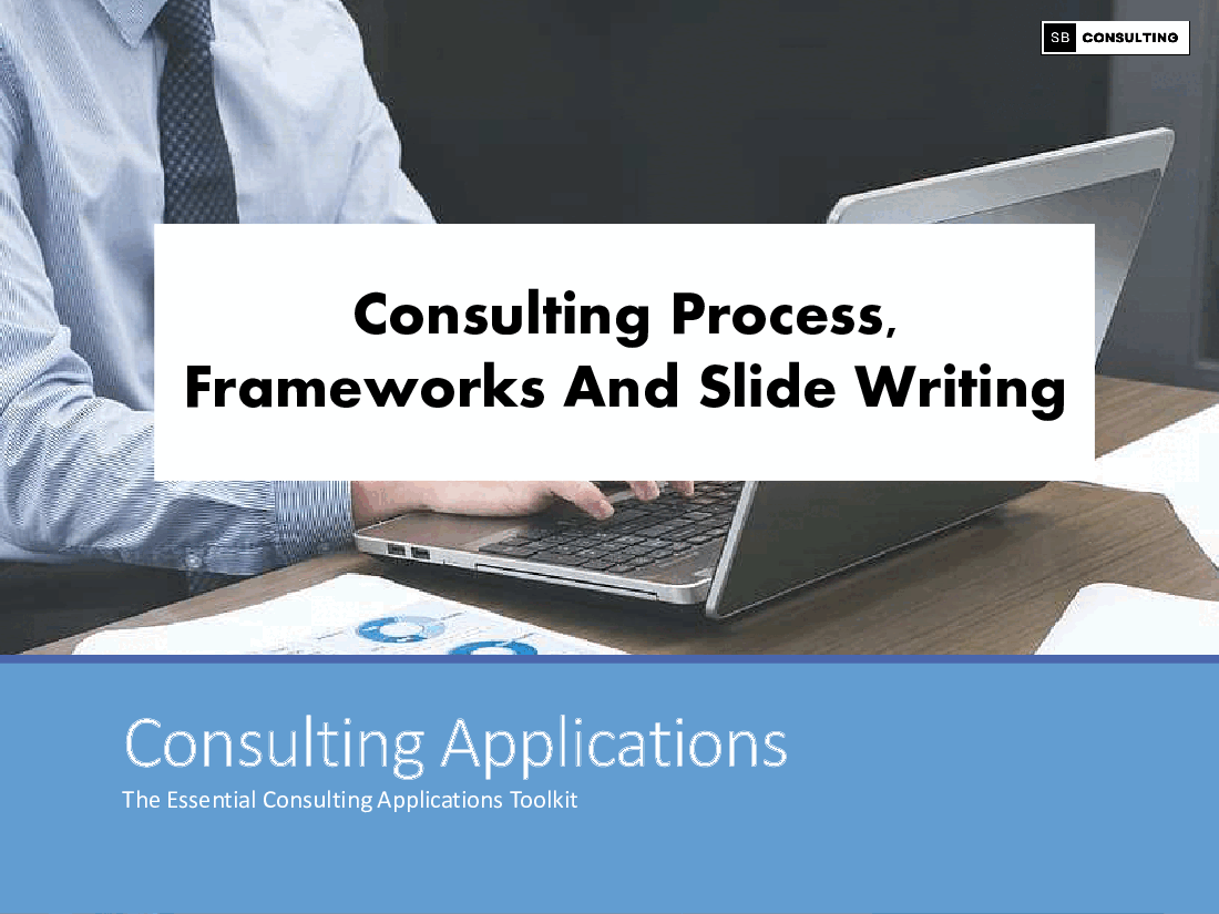 Ultimate Consulting Applications and Frameworks Toolkit