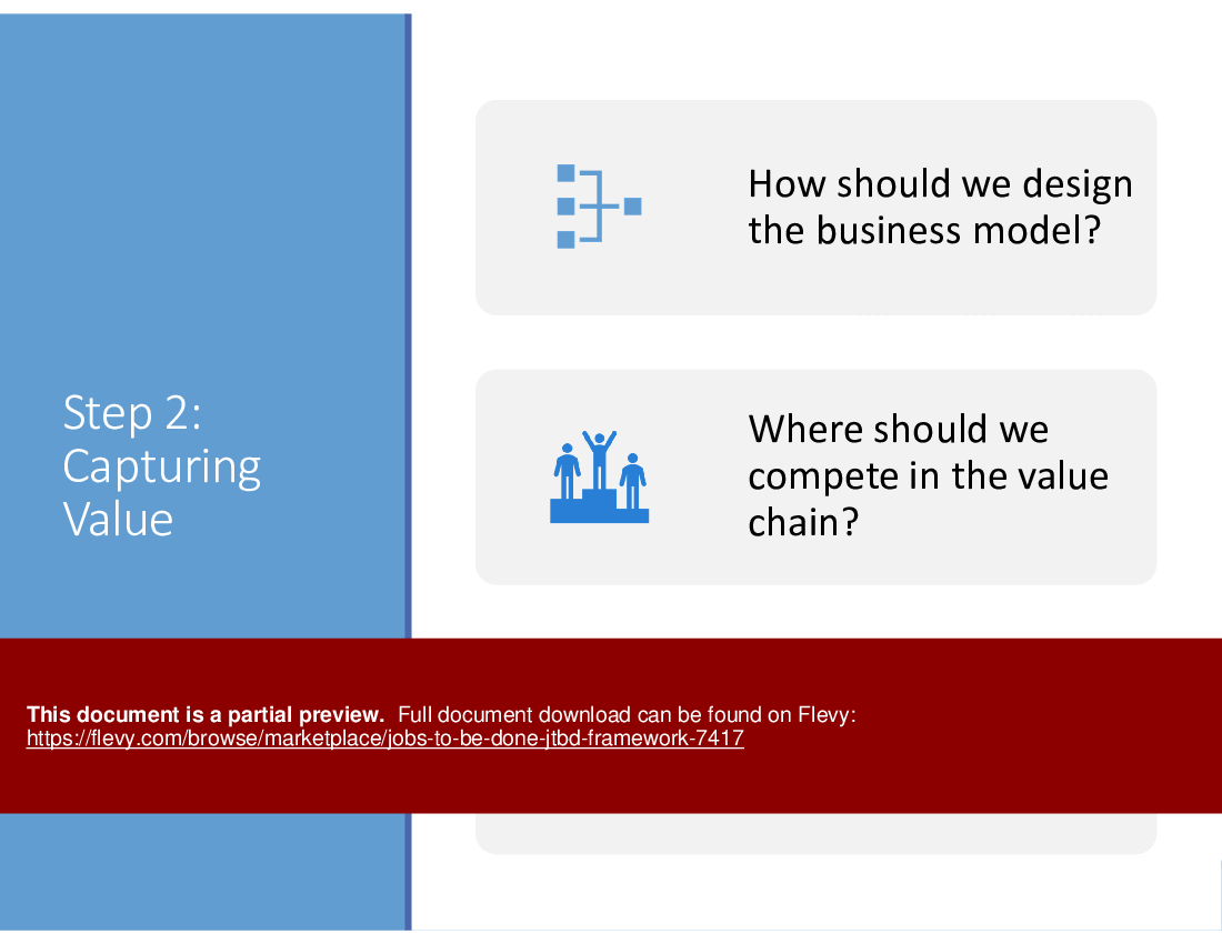 Jobs to Be Done (JTBD) Framework (189-slide PowerPoint presentation (PPTX)) Preview Image