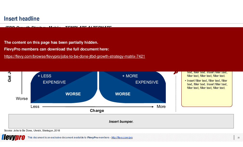 Jobs-to-Be-Done (JTBD) Growth Strategy Matrix (32-slide PPT PowerPoint presentation (PPTX)) Preview Image