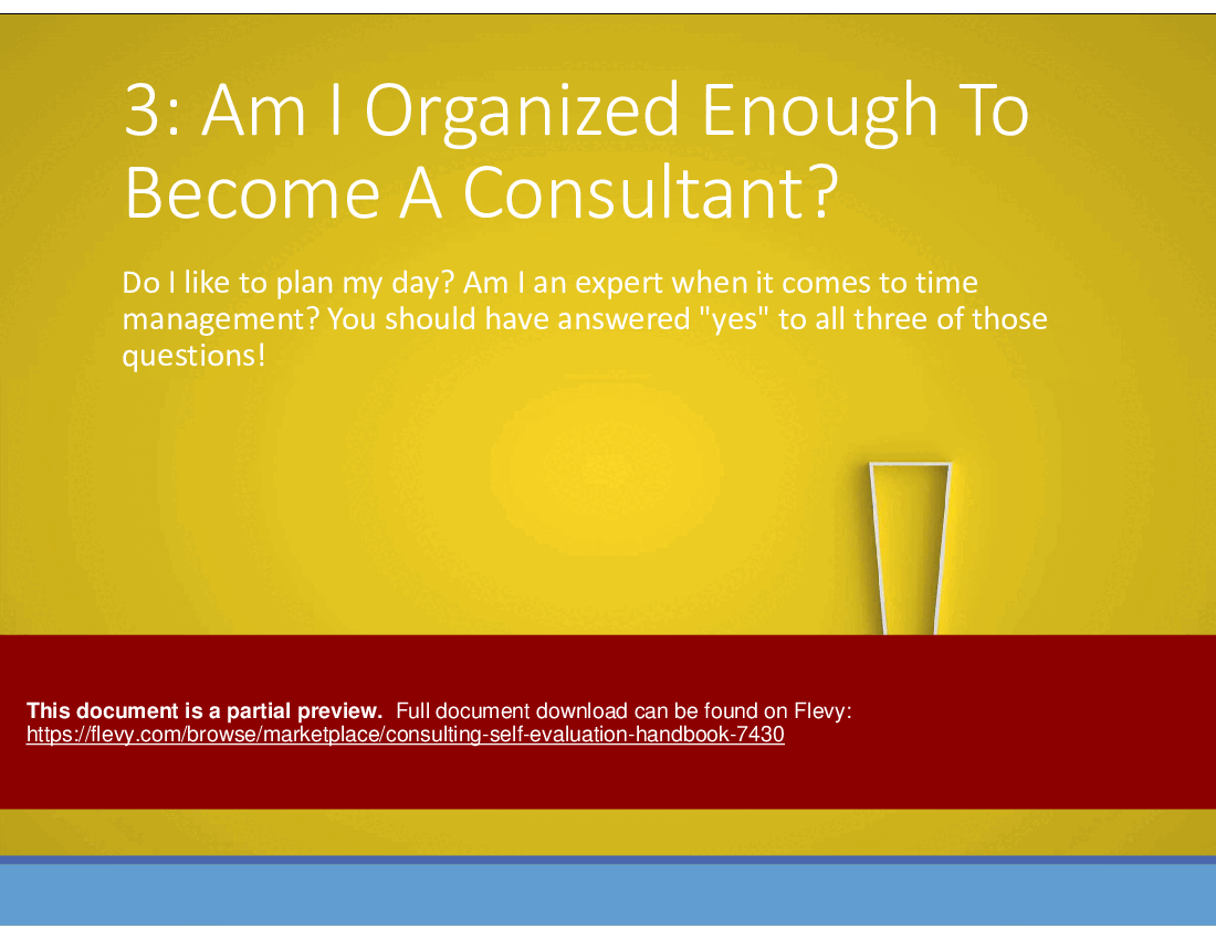 Consulting Self Evaluation Handbook (112-slide PPT PowerPoint presentation (PPTX)) Preview Image