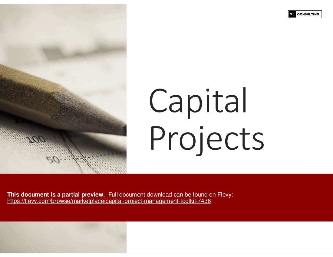 Capital Mega Project Management Toolkit (310-slide PPT PowerPoint presentation (PPTX)) Preview Image