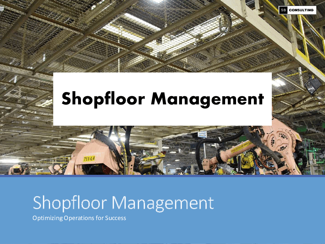 Shop Floor Management Toolkit