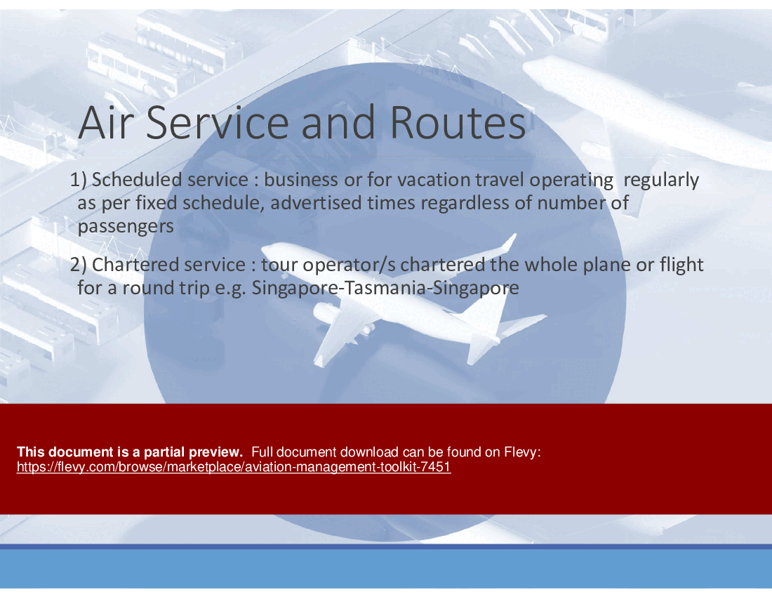 Aviation Management Toolkit (295-slide PPT PowerPoint presentation (PPTX)) Preview Image