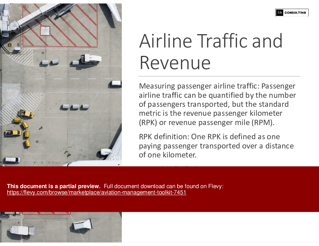 Aviation Management Toolkit (295-slide PPT PowerPoint presentation (PPTX)) Preview Image