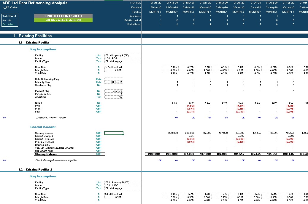 Debt/Loan Refinancing Analysis Excel Tool (Excel template (XLSX)) Preview Image