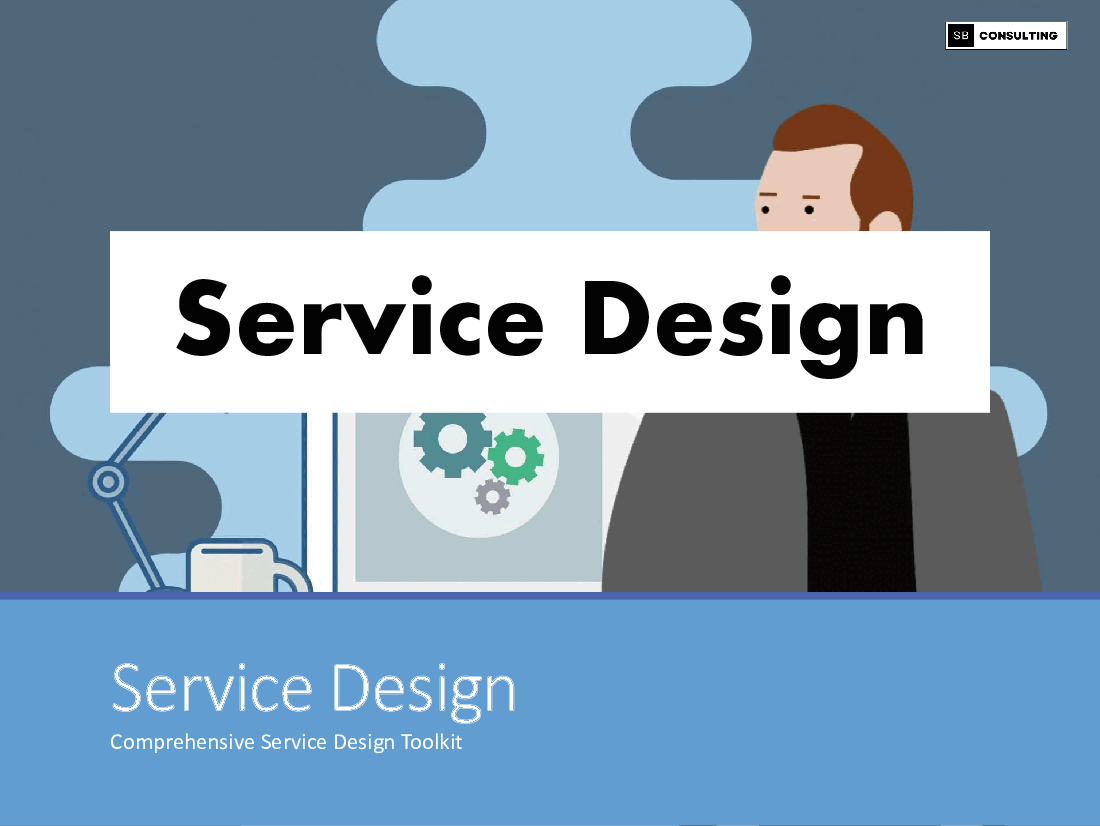 Service Design Business Toolkit (175-slide PPT PowerPoint presentation (PPTX)) Preview Image