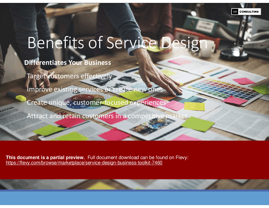 Service Design Business Toolkit (175-slide PPT PowerPoint presentation (PPTX)) Preview Image