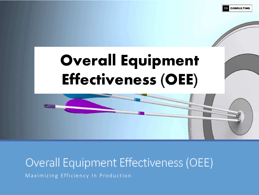 Overall Equipment Effectiveness (OEE) Toolkit (233-slide PPT PowerPoint presentation (PPTX)) Preview Image