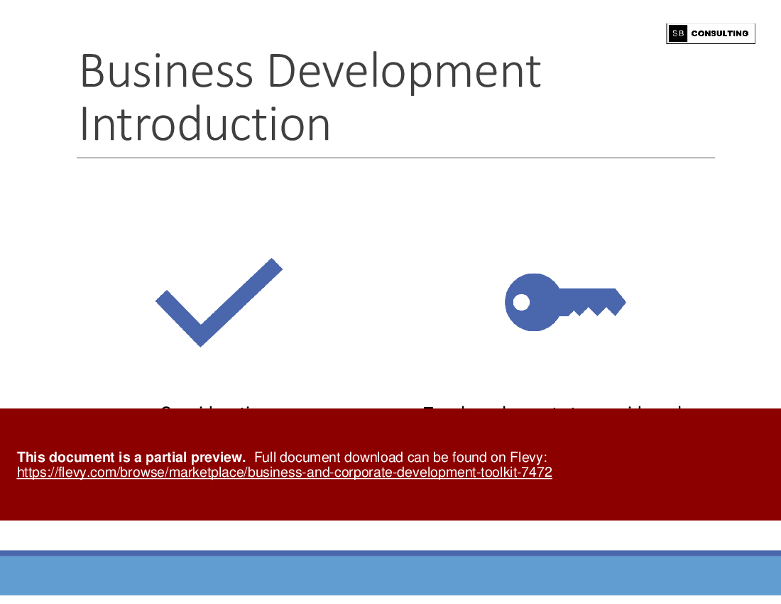 Business and Corporate Development Toolkit (272-slide PowerPoint presentation (PPTX)) Preview Image