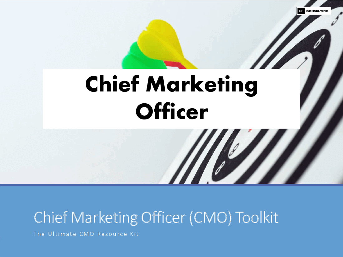 Chief Marketing Officer (CMO) Toolkit