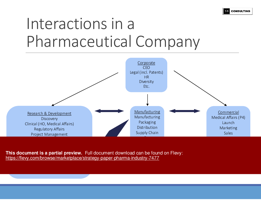 Strategy Paper: Pharma Industry (322-slide PPT PowerPoint presentation (PPTX)) Preview Image