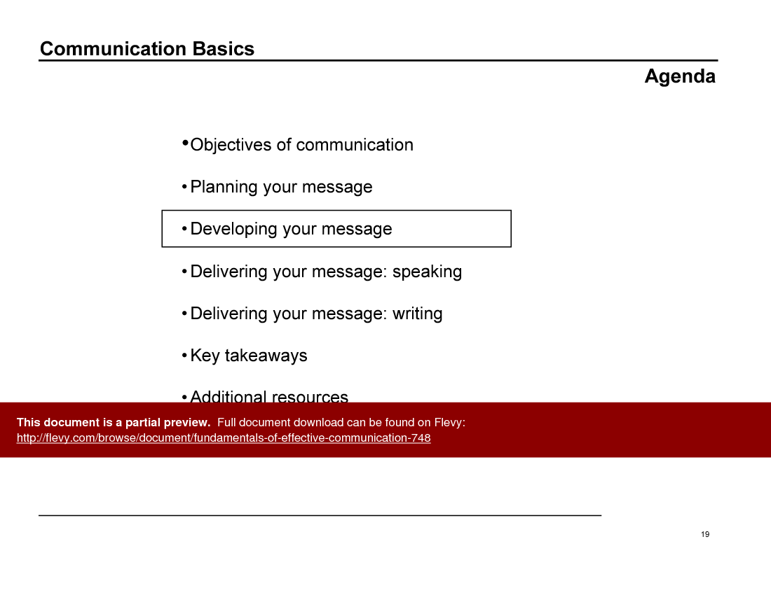 Fundamentals of Effective Communication (57-slide PPT PowerPoint presentation (PPT)) Preview Image