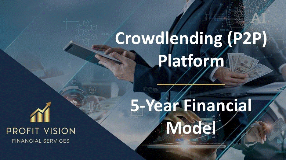 Crowdlending (P2P) Platform - 5 Year Financial Model (Excel template (XLSX)) Preview Image