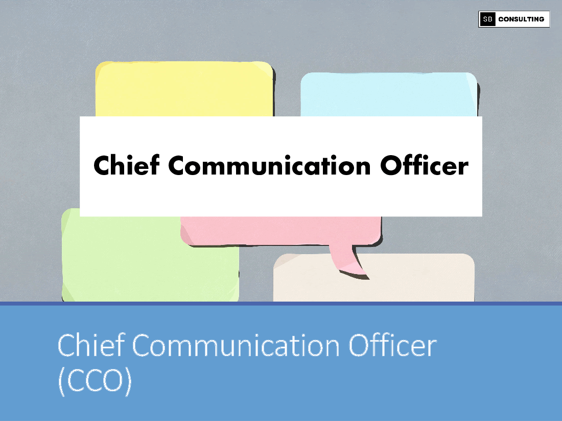 Chief Communication Officer (CCO) Toolkit