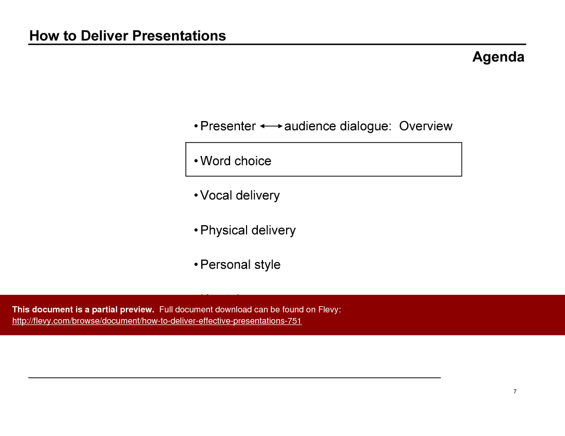 This is a partial preview of How to Deliver Effective Presentations (41-slide PowerPoint presentation (PPT)). Full document is 41 slides. 