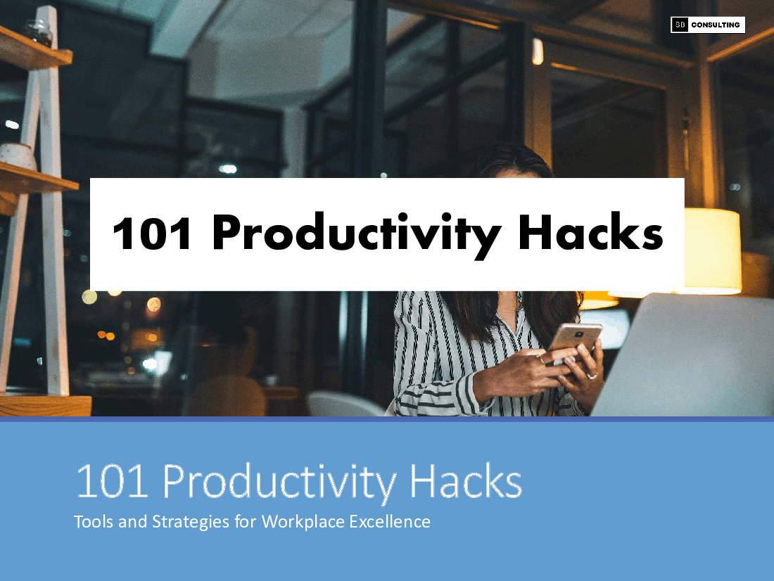101 Productivity Hacks