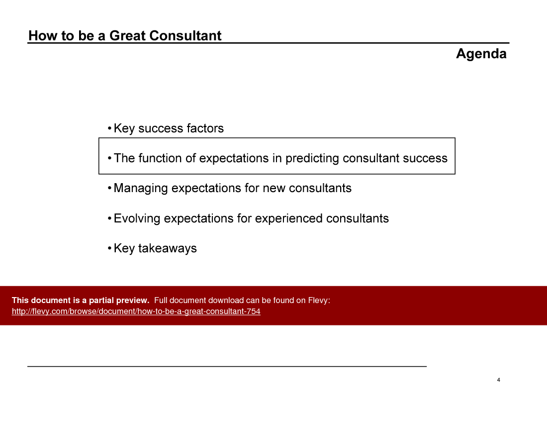 This is a partial preview of How to Be a Great Consultant (24-slide PowerPoint presentation (PPT)). Full document is 24 slides. 