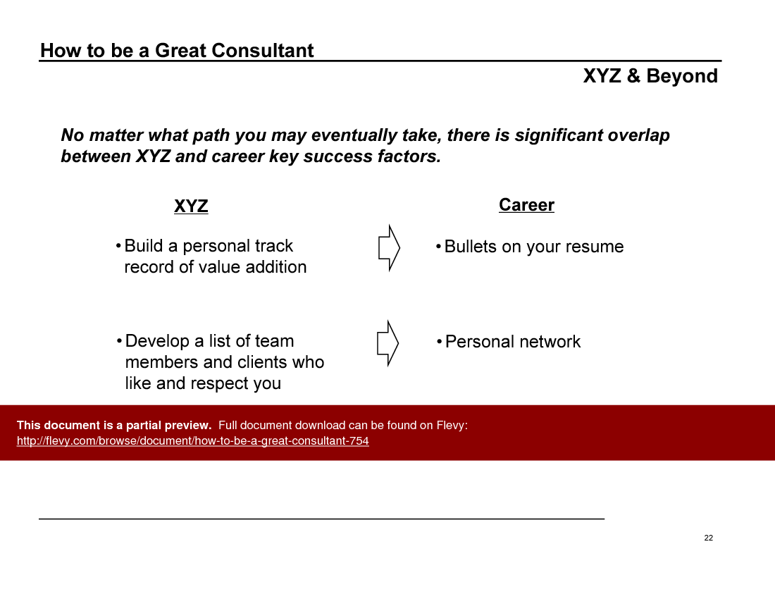 How to Be a Great Consultant (24-slide PPT PowerPoint presentation (PPT)) Preview Image