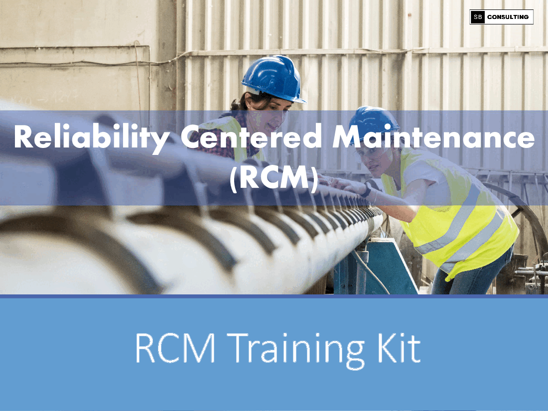 Reliability Centered Maintenance (RCM) (235-slide PPT PowerPoint presentation (PPTX)) Preview Image
