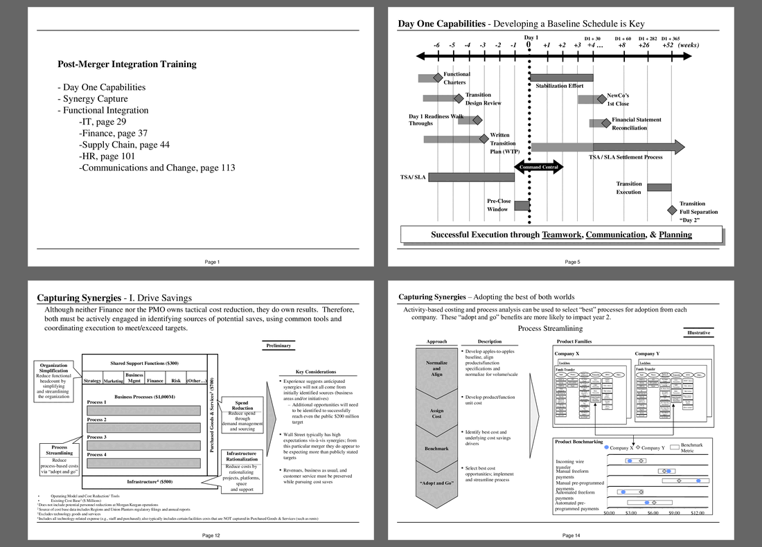 Post-merger Integration Training (131-slide PPT PowerPoint presentation (PPT)) Preview Image
