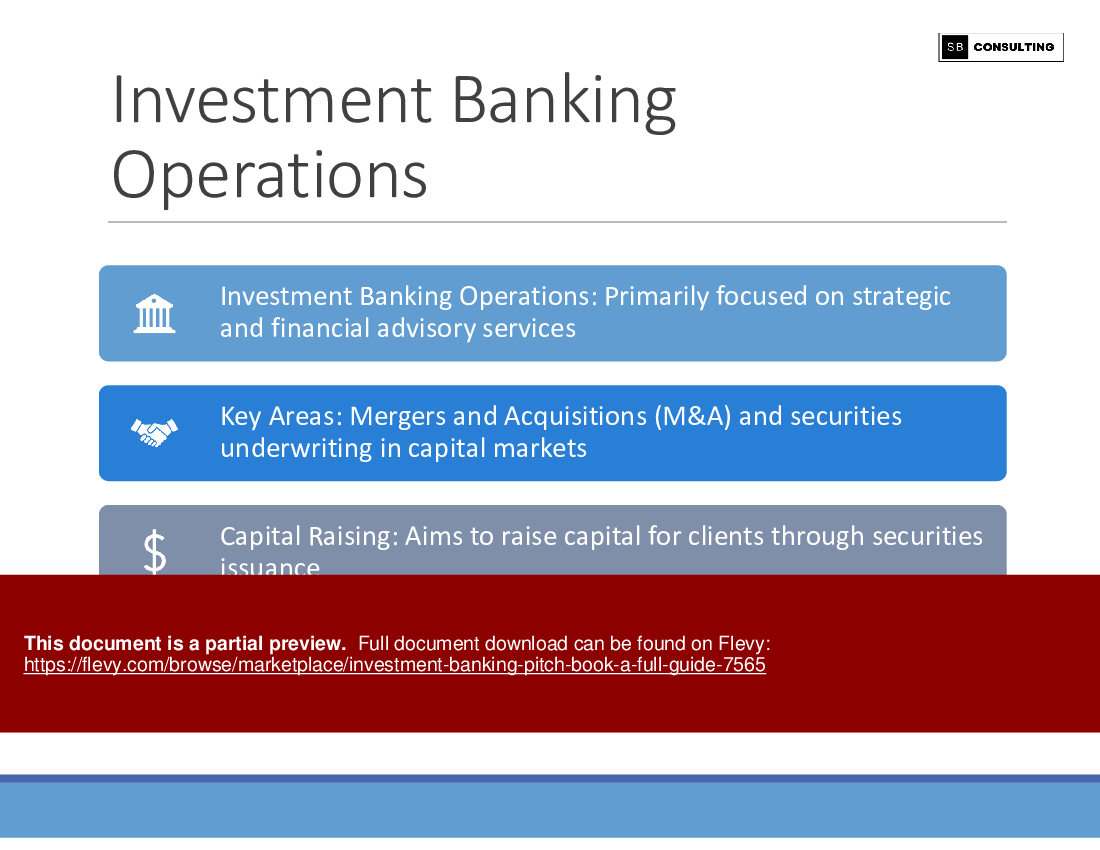 Investment Banking Pitch Book (A Full Guide) (144-slide PPT PowerPoint presentation (PPTX)) Preview Image