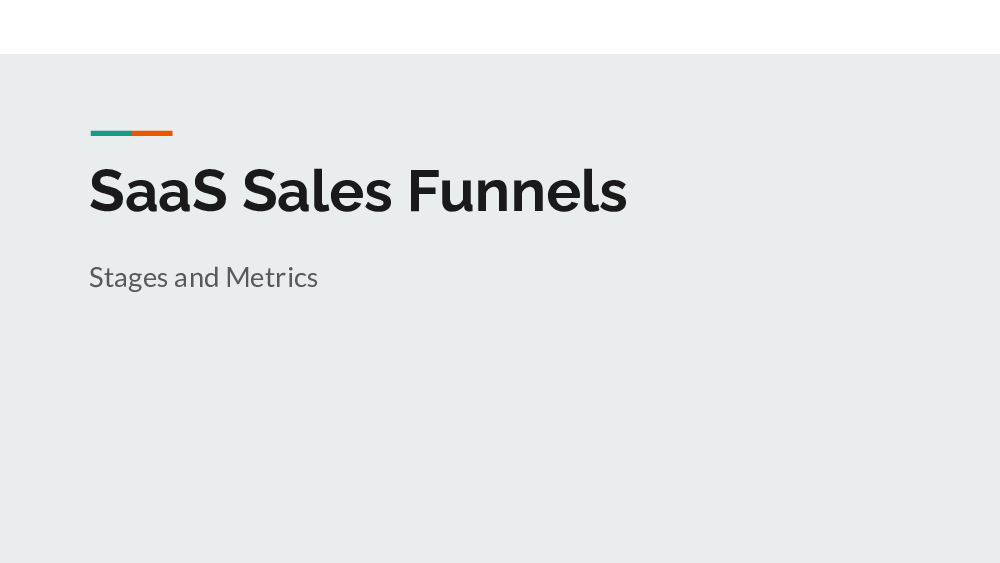 Mastering the SaaS Sales Funnel: Awareness to Conversion (20-page PDF document) Preview Image