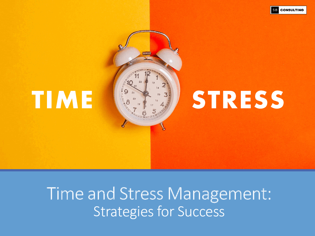 Time and Stress Management Toolkit