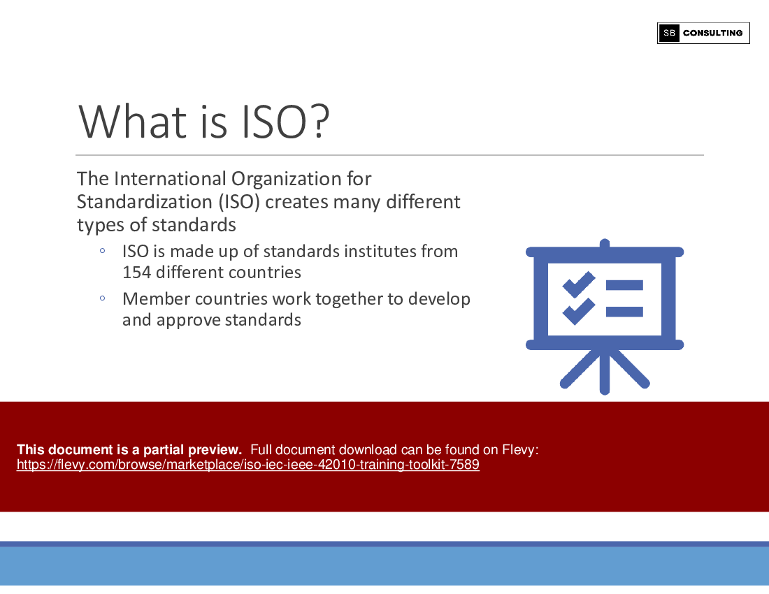ISO/IEC/IEEE 42010 Training Toolkit (194-slide PPT PowerPoint presentation (PPTX)) Preview Image