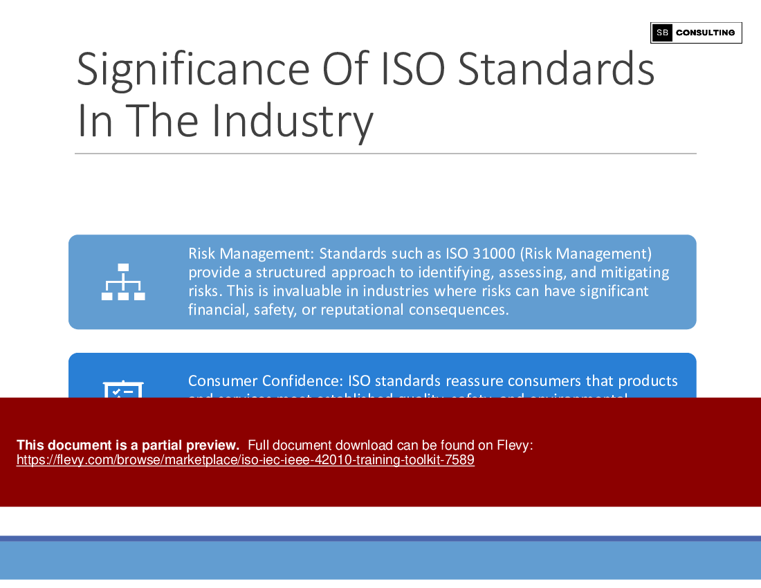 ISO/IEC/IEEE 42010 Training Toolkit (194-slide PPT PowerPoint presentation (PPTX)) Preview Image