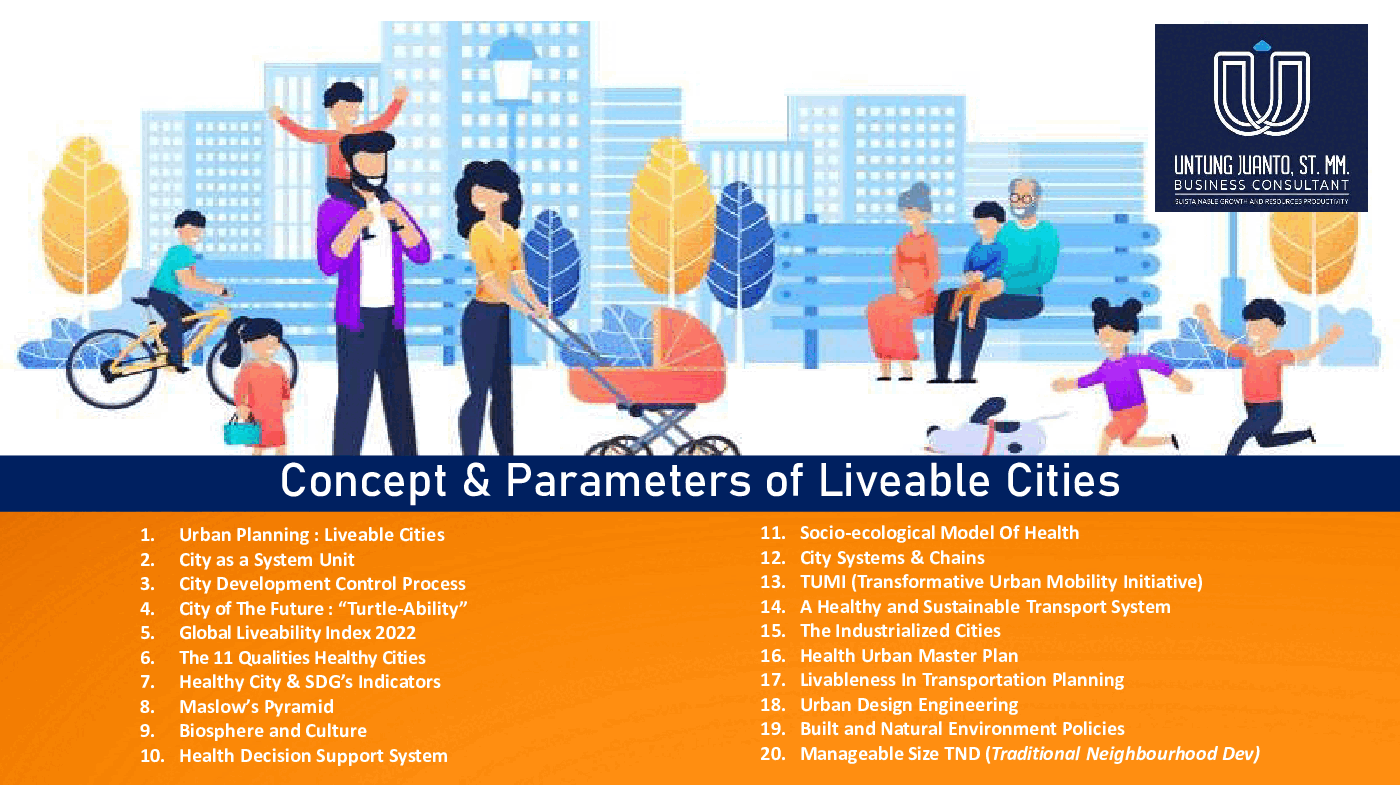 Concept & Parameters of Liveable Cities