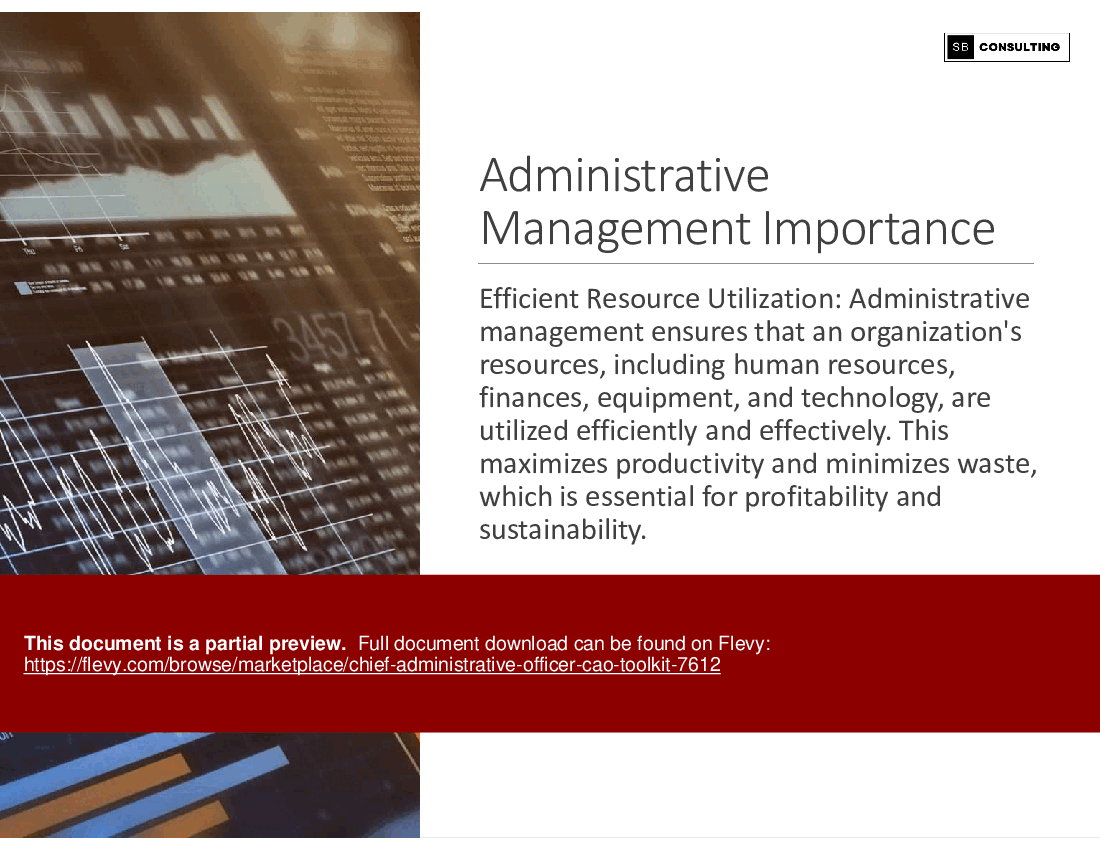 Chief Administrative Officer (CAO) Toolkit (216-slide PPT PowerPoint presentation (PPTX)) Preview Image